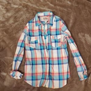 Long sleeve plaid shirt